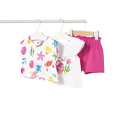 Mayoral Baby Girls Ocean 3 Piece Short Set