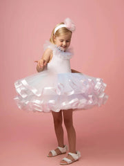 Tulle Diamante Dress with Headband