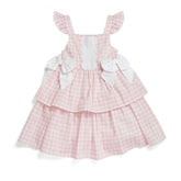 Caramelo Kids Country Kitchen bow dress pink.