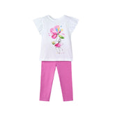 Legging set for girls by Mayoral. Orchid