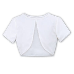 Sarah Louise 057001 Satin Bolero White