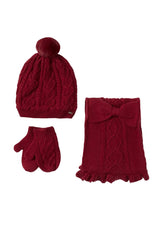 Mayoral Baby Girls Hat Scarf Set Cherry