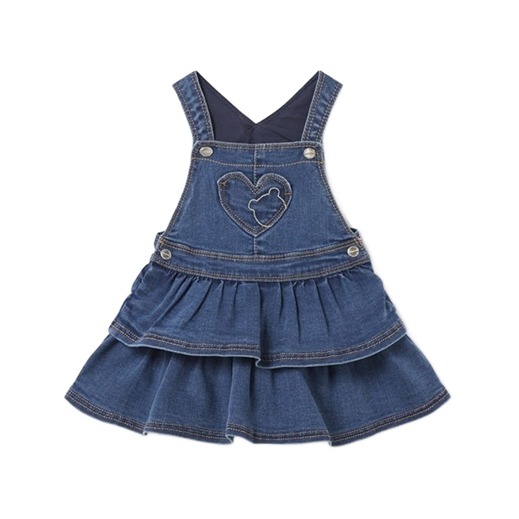 Mayoral Baby Girls Denim Skirt Pinafore