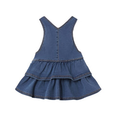 Baby Girls Denim Skirt Pinafore