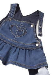 Baby Girls Denim Skirt Pinafore