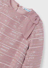 Girls Mayoral Viena Sequin Dress Rose