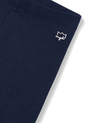Mayoral girls' leggings, soft cotton with elastane for a snug and comfortable wear. 