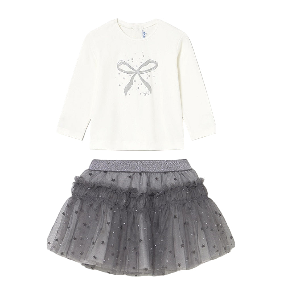 Baby Girls Mayoral Top Tulle Skirt Set