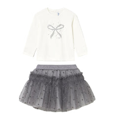 Baby Girls Mayoral Top Tulle Skirt Set