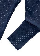 Girls Mayoral Top with Velvet Leggings Navy