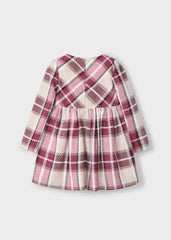 Girls Mayoral Cherry Red Plaid Dress