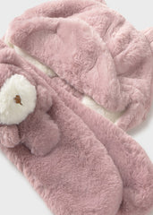 Baby Girls Orchid Fur Hat Scarf Set