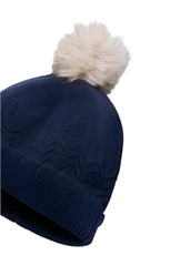 Girls Mayoral Soft Knit Hat Navy
