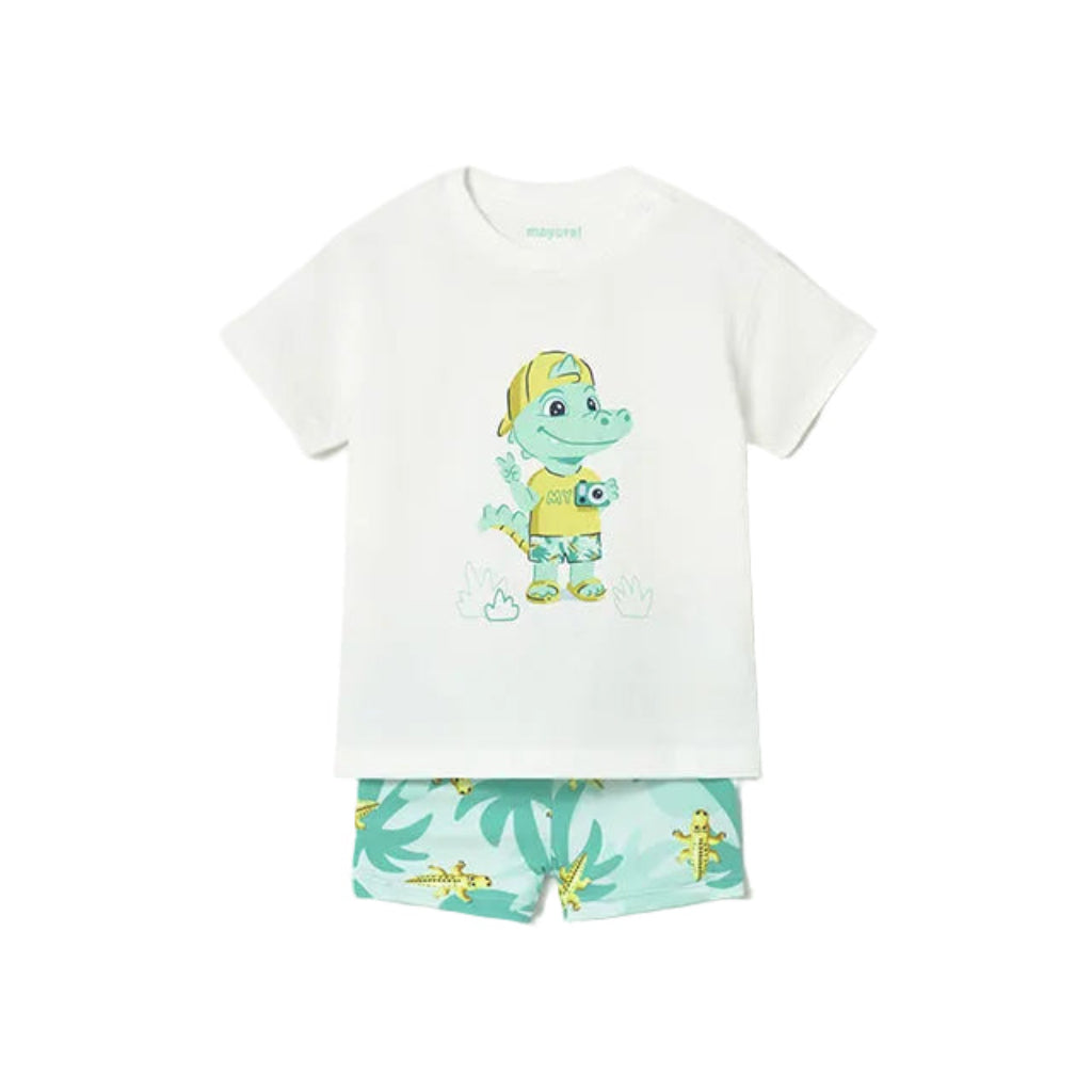 Baby Boys Mayoral Swimsuit Set with T-Shirt