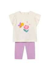 Baby Girls Mayoral Leggings Set Lilac