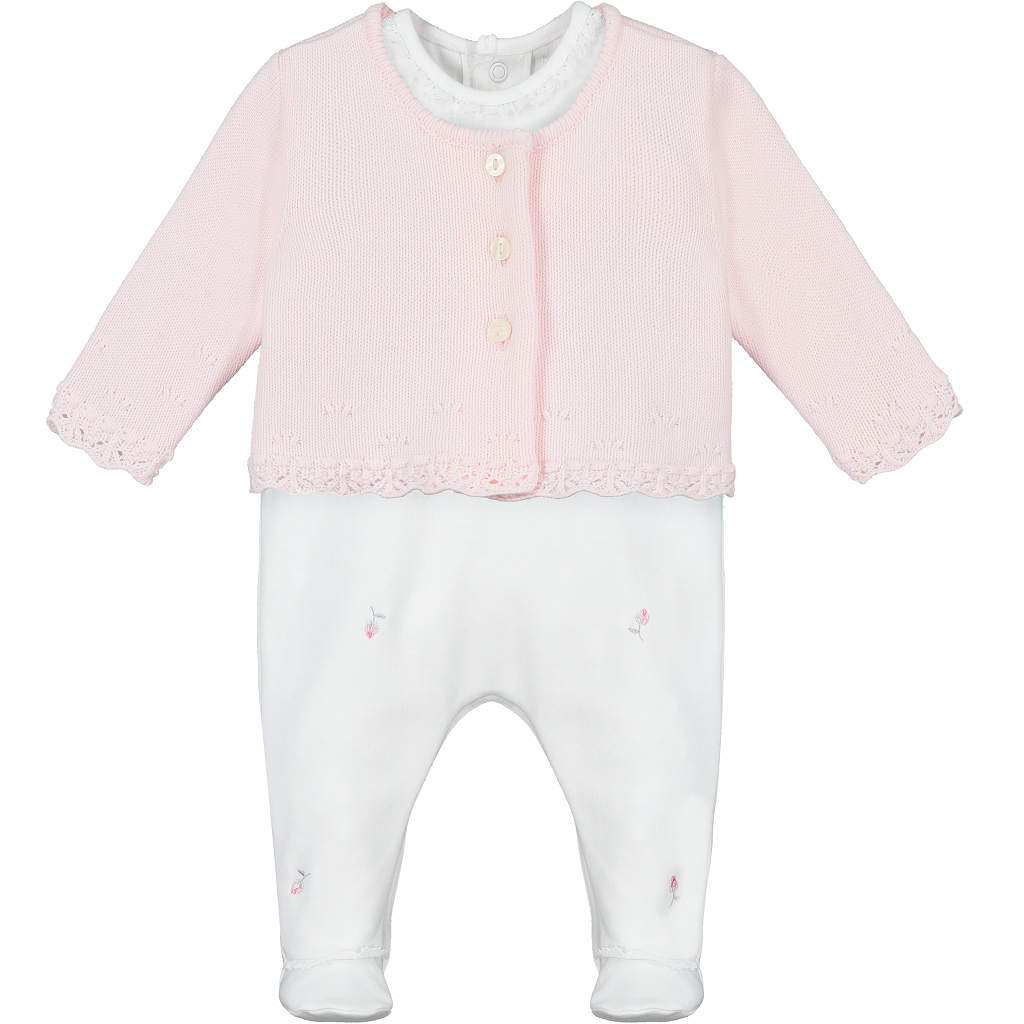 ANNABEL AIO with Rosebud Embroidery and Cardigan