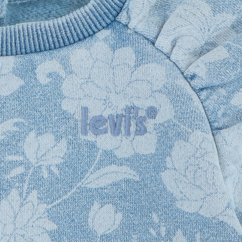 LEVIS Baby Floral 2 Piece Set Blue LEVIS Baby Floral 2 Piece Set Blue