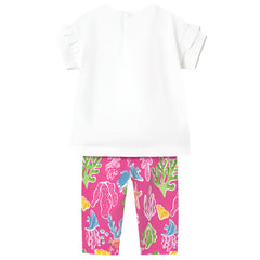 Baby Girls Ocean Legging Set