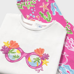 Baby Girls Ocean Legging Set