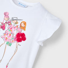 Girls S/s T-Shirt White