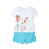 Mayoral Carribean Knit Short Set Agate