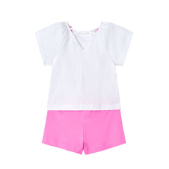 Girls Caribbean Short Set Camellia