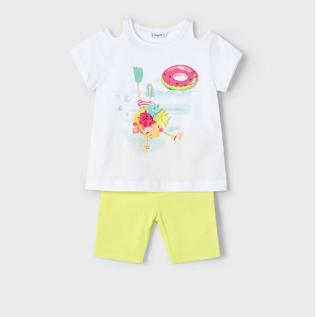 Mayoral Coral Paradise Short Set.