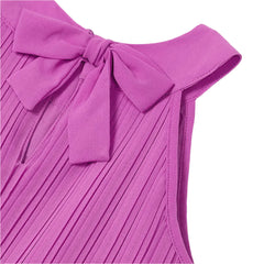 Girls Orchid Pleated Dress