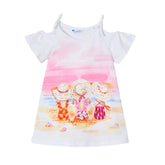 Mayoral Caribbean Dress White