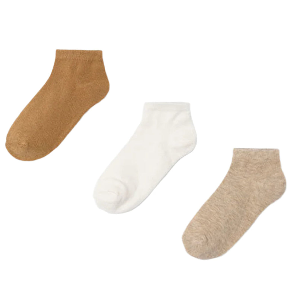 Mayoral Boys 3 Pair Socks Set Camel