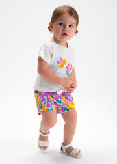 Baby Girls Mayoral 3 Piece Short Set