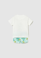 Baby Boys Mayoral Swimsuit Set with T-Shirt
