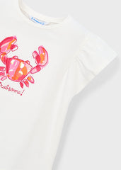 Girls Mayoral Crabsome T-Shirt & Leggings