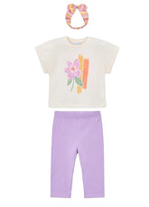 Girls Mayoral T-Shirt Hairband Set