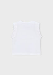 Girls Mayoral Top with Patteren Skorts