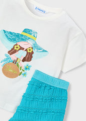 Girls Mayoral Pacific Short Set