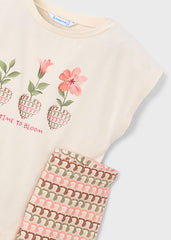 Girls Mayoral 'Time to Bloom' Leggings Set