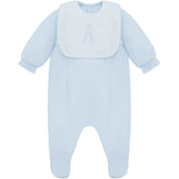 EMILE et ROSE This lovely baby boys’ babygrow represents traditional, yet practical, baby clothes at its best