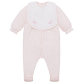 EMILE et ROSE This lovely baby girls’ babygrow represents traditional, yet practical, baby clothing at its best