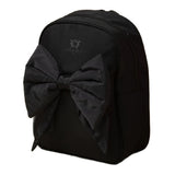 Black Backpack with matching pencil case with bow from Caramelo Kids.