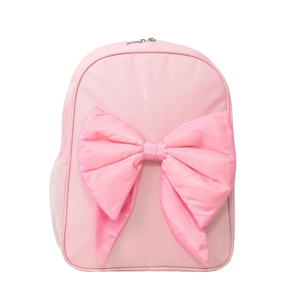 Caramelo Backpack and Pencil Case with Bow Pink