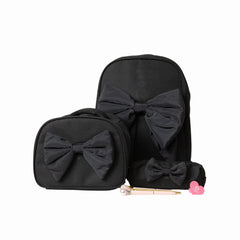 BTS Backpack and Pencil Case Black