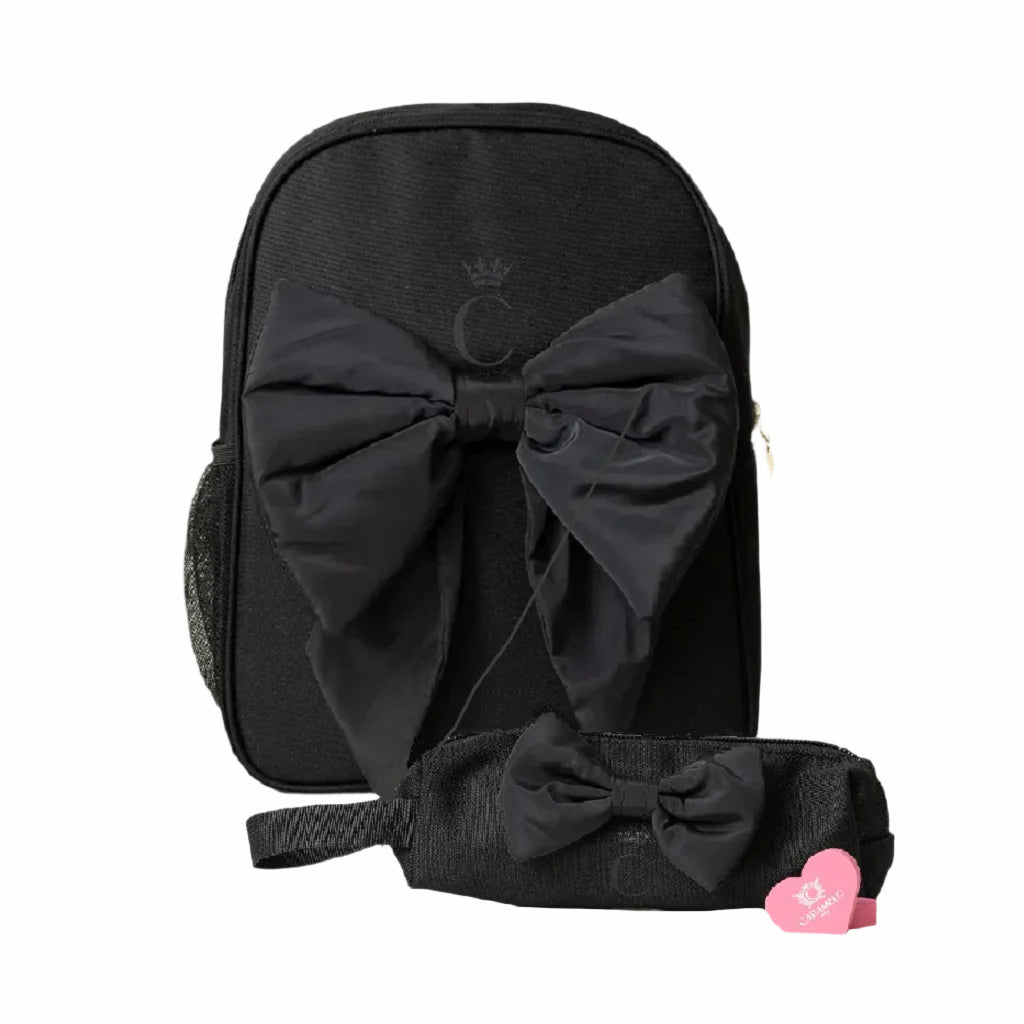 BTS Backpack and Pencil Case Black