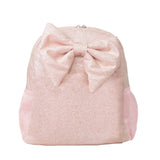 Pink Glitter Backpack with bow from Caramelo Kids.
