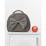 Caramelo Lunch Box with Bow Grey
