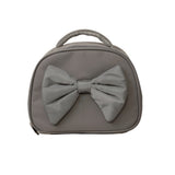 Lunch box with bow from Caramelo Kids. Grey