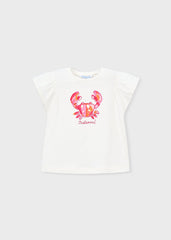 Girls Mayoral Crabsome T-Shirt & Leggings