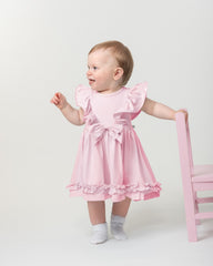 Ruffle Dress with Bow