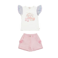 Caramelo Kds Deep Sea Dreams Short Set Rainbow