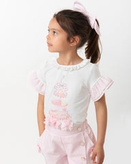 English Summer Short Set Pink